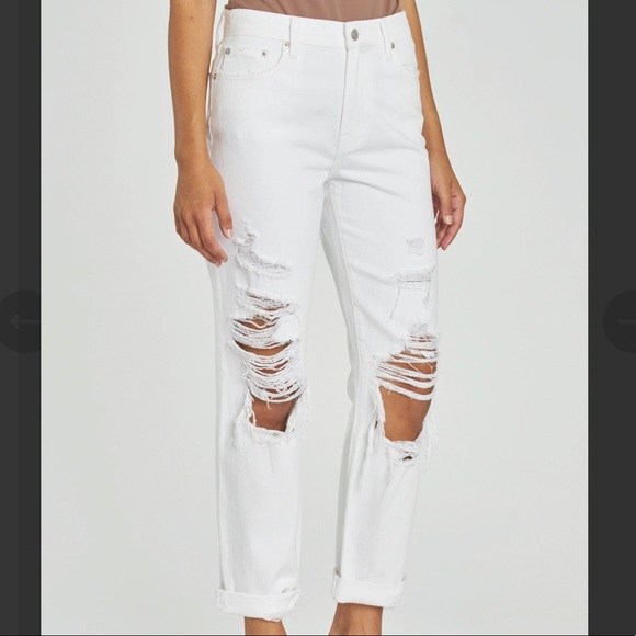 ❄️☁️ pistola Presley High Rise Relaxed Roller in Blizzard☁️❄️ - Picture 2 of 16